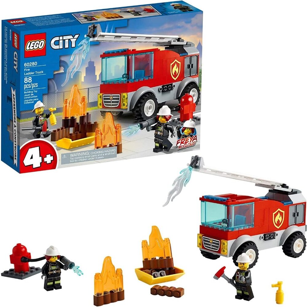 Lego  City Fire Ladder Truck 60280  Brand New